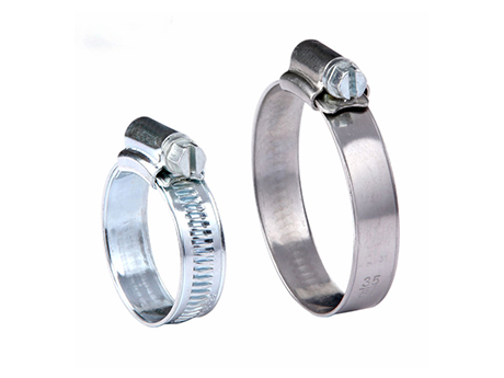 Зажим для шланга британского типа из оцинкованного железа со сварным корпусом