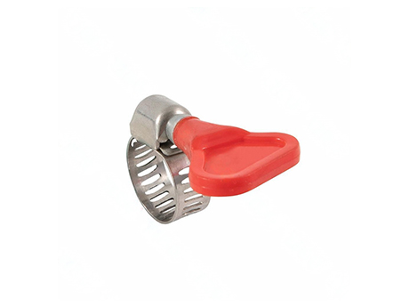 Зажим шланга из нержавеющей стали с пластиковой ручкой