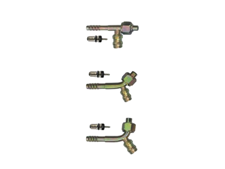 железное соединение с клапаном высокого и низкого давления r134a